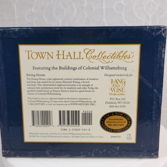 1998 Lang & Wise Colonial Williamsburg Ewing House #20 - Picture 13 of 14